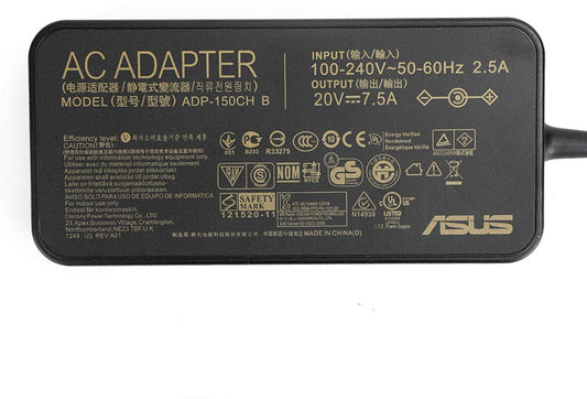 Asus 20V 7.5A 150W (6.0mm*3.7mm) Laptop Charger For ASUS ADP-150CH B A18-150P1A F571GT 9560NGw