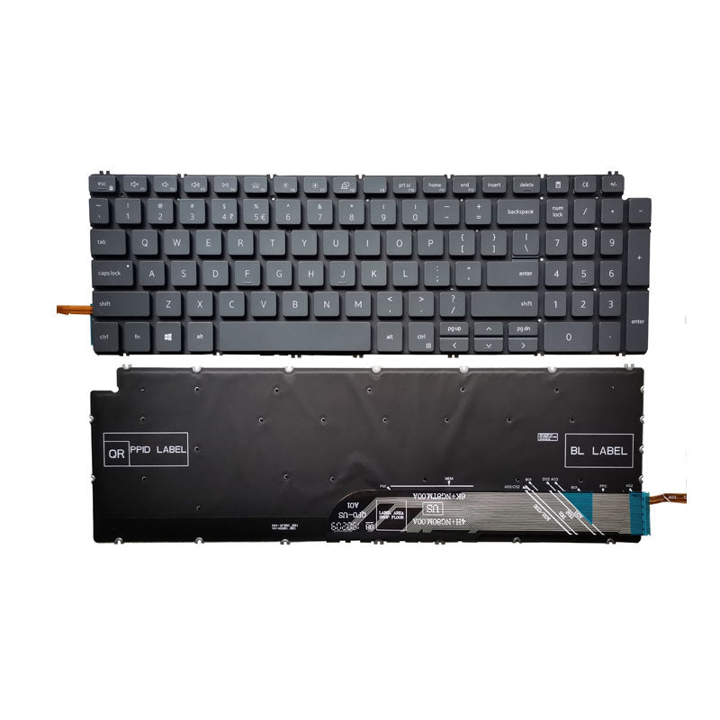 Dell Inspiron 15-7591 P42E 7590 US Layout Laptop Keyboard with Backlight
