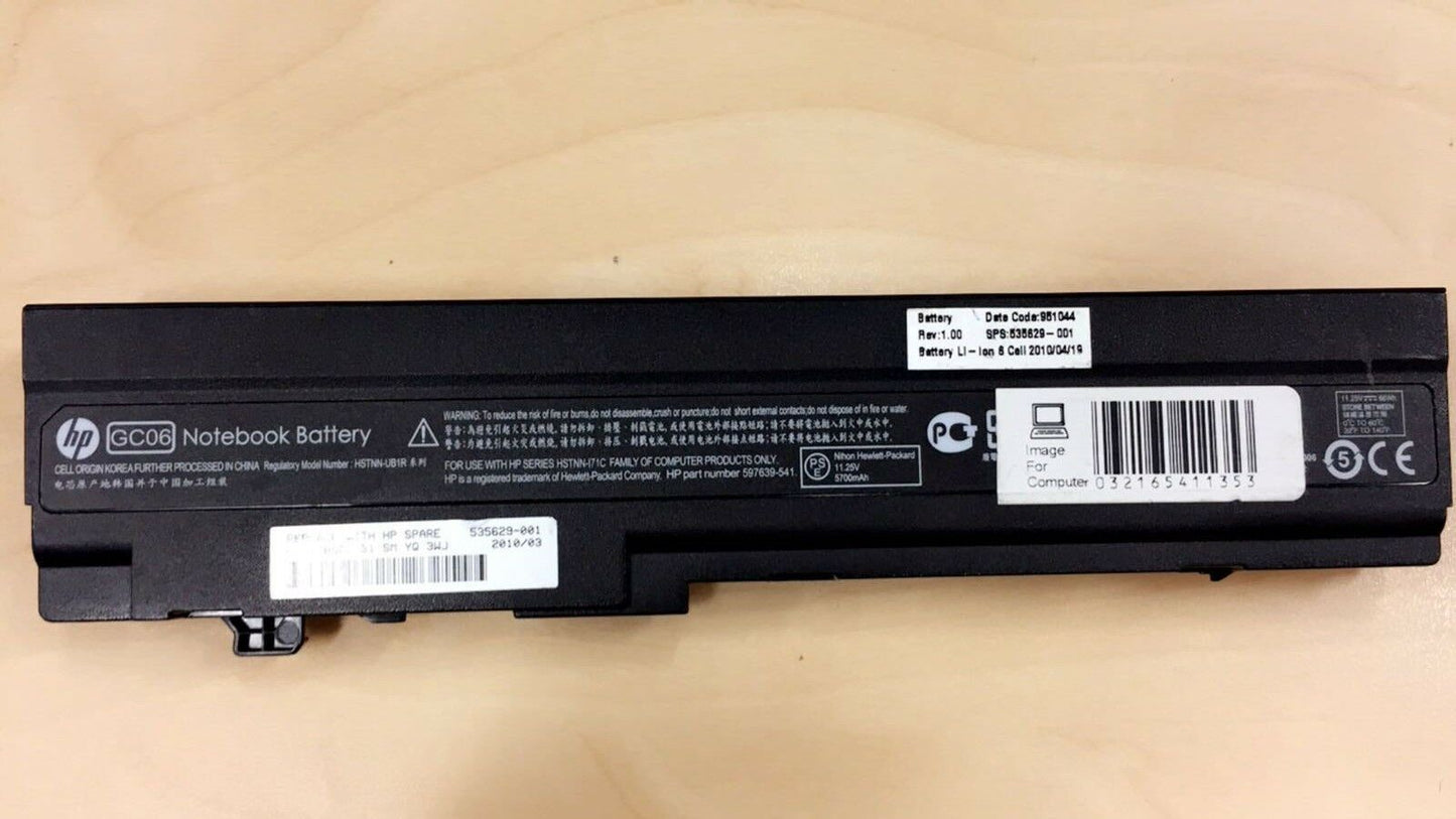 HP GC04 GC06 Original Laptop Battery for HSTNN-i71c AT901AA 579027-001 532496-541 HP Mini 5101 5102 5103