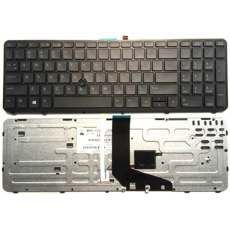 HP ZBOOK 15 G1 733688-001 17 G2 US Layout Laptop Keyboard with Pointer