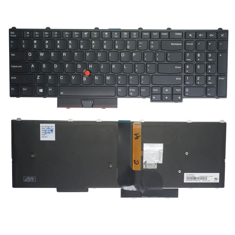 Lenovo Thinkpad P50 20EQ US Layout Laptop Keyboard with Backlight and Pointer