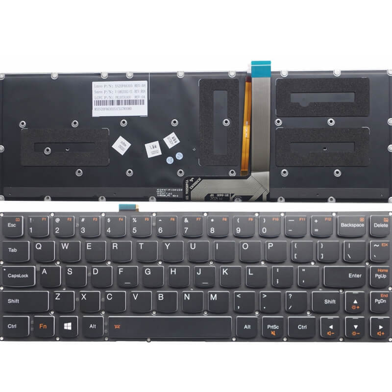 Lenovo IdeaPad Yoga 3 Pro 13 1370 US Layout Laptop Keyboard with Backlight