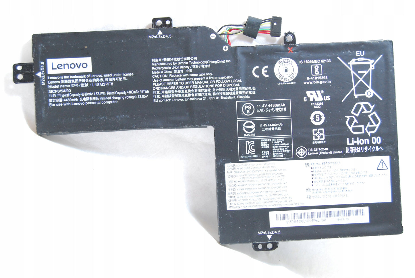 Lenovo L18M3PF8 Laptop Battery for 5B10W67354 SB10W67280 IdeaPad S54015IML 81NG0003PH IdeaPad S540-15IML 81NG0004HH IdeaPad S54015IML 81NG002WTW IdeaPad S540-15IML 81NG002XTW