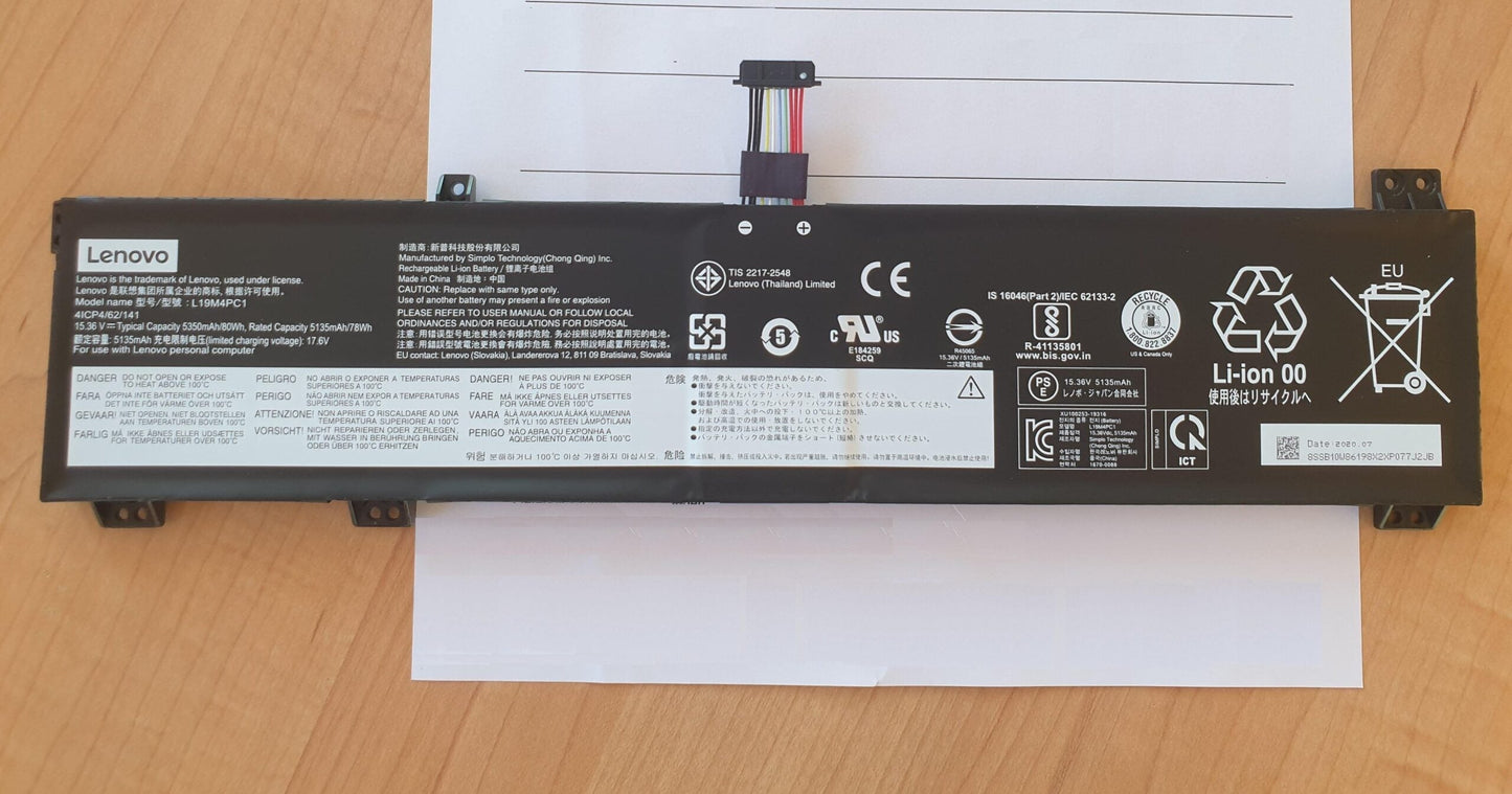 Lenovo L19M4PC1 Laptop Battery