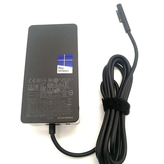 102W 15V 6.33A POWER ADAPTER CHARGER FOR MICROSOFT SURFACE BOOK 2 1978 SURFACE LAPTOP SURFACE PRO 3 PRO 4 PRO 5 WITH POWER CORD