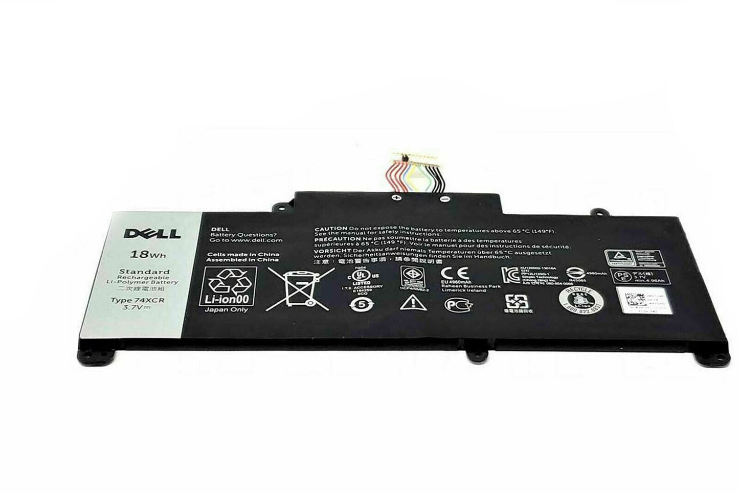 Dell 74XCR Original Battery for VXGP6 X1M2Y Venue 8 Pro 5830 Venue 8 Pro 5830 T01D Venue 8 Pro 5830 Tablet