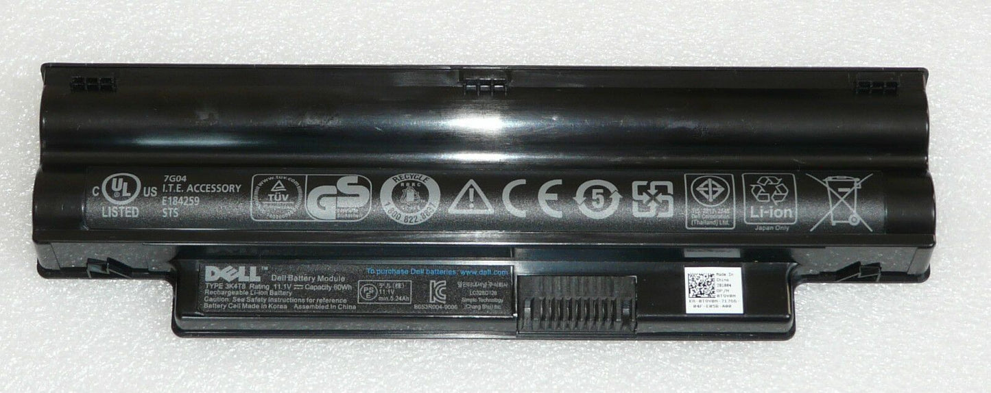 Dell 3K4T8 Original Laptop Battery for 854TJ 8PY7N A3580082 Dell Inspiron 1018 Inspiron Mini 1012V TT84R WR5NP