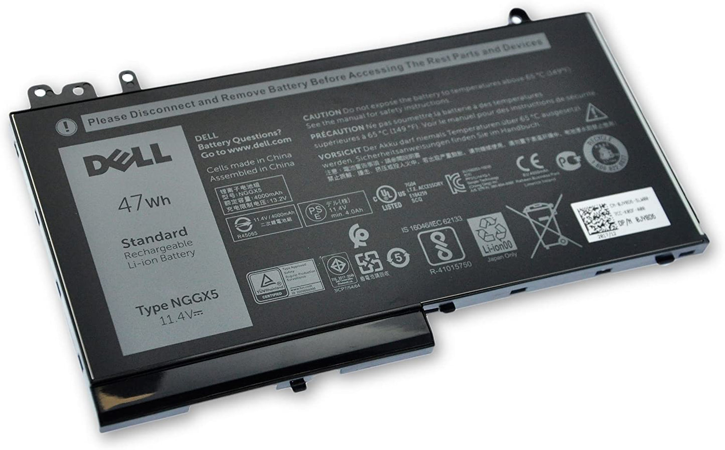Dell NGGX5 Original Laptop Battery for Latitude 11 3150 Latitude 11 3160 E5470 M3510 RDRH9 W9FNJ XKWC7 XWDK1 YD8XC