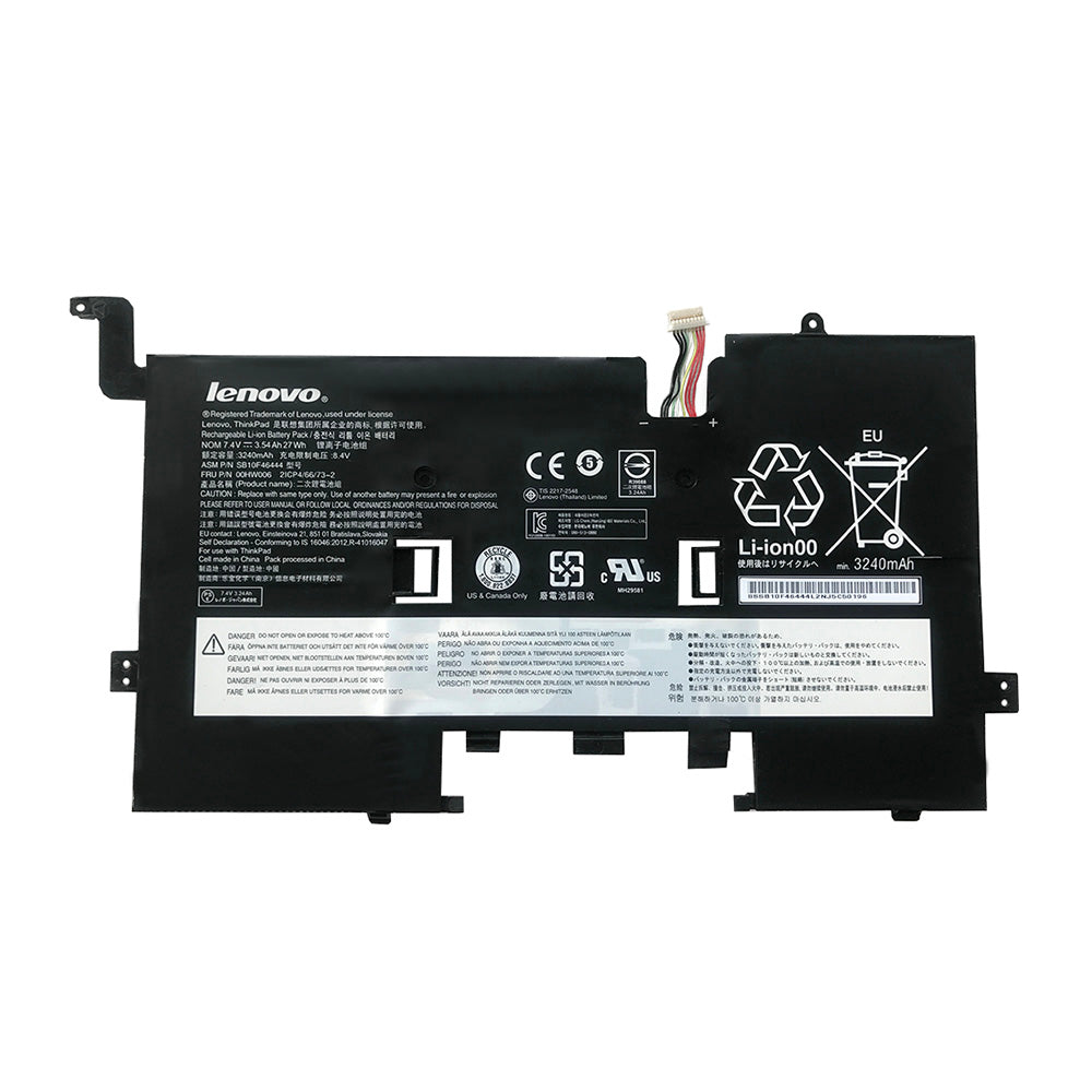 Lenovo 00HW006 Original Laptop Battery for SB10F46444 2ICP4/66/73-2 Lenovo ThinkPad Helix2