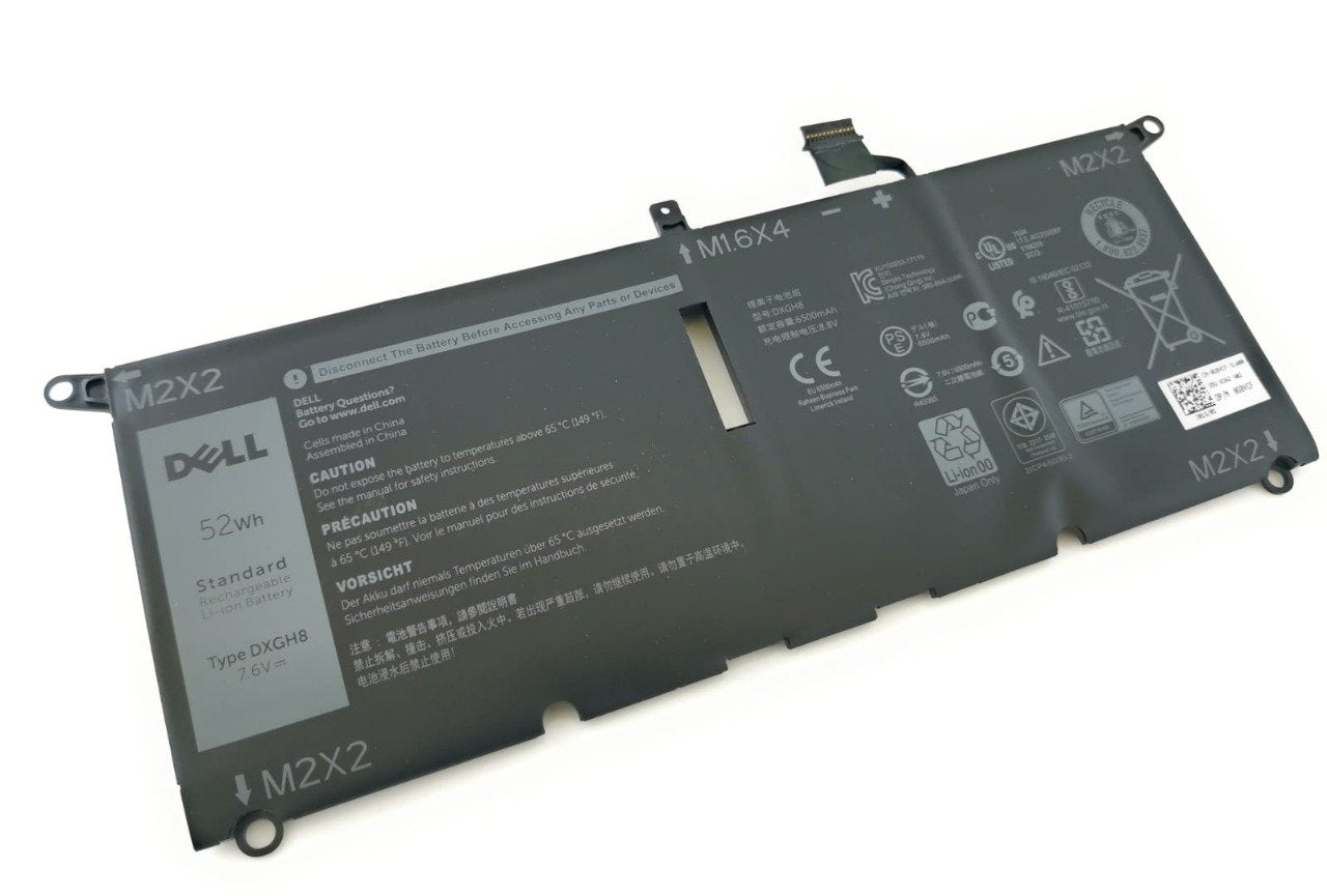 Dell Original DXGH8 Battery for G8VCF H754V P82G XPS 13-9380 XPS 13-7390-D1705W XPS 13-9370-D1809G 13-9380-D1505S XPS 13-9380-R1505S