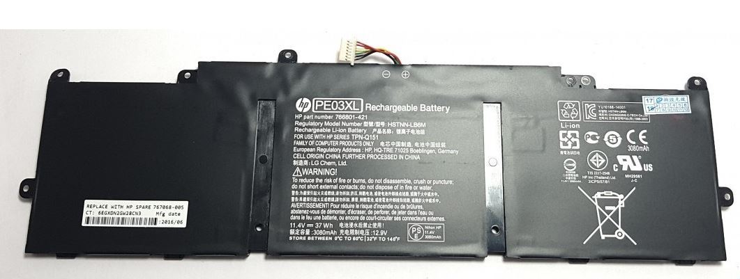 HP PE03XL Original Laptop Battery for HSTNN-PB6J 766801-421 Chromebook 11-2110NR Chromebook 11 G4 EE Series