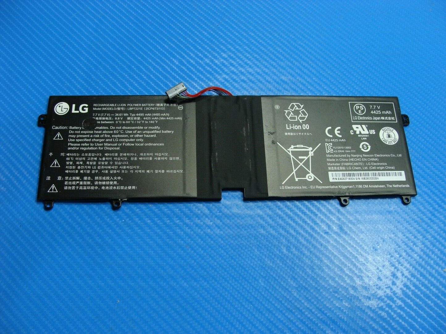 LG LBP7221E LBF7221E Original Laptop Battery For Gram 15Z975 Gram 15Z960 2ICP4/73/113 15UD560GX51K