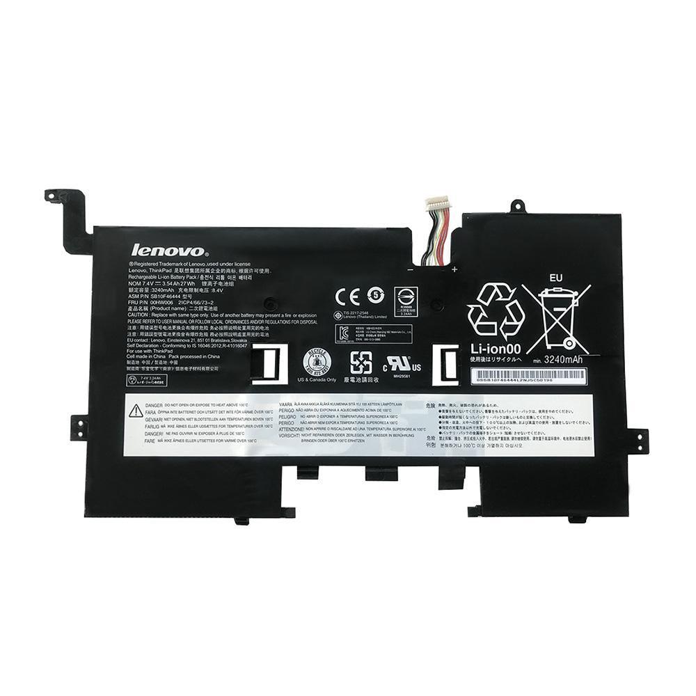 New 7.4V 27Wh Original 00HW007 Battery for Lenovo ThinkPad Helix2 SB10F46444 SB10F46445