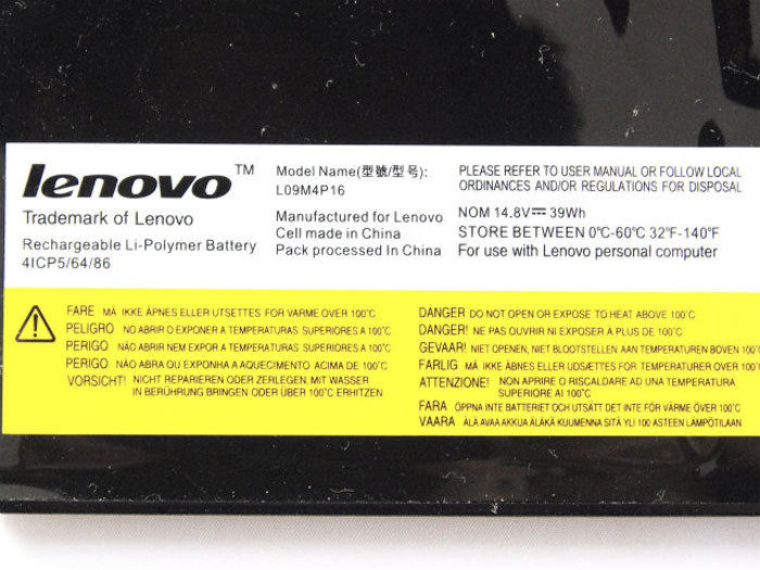 Lenovo L09M4P16 Original Laptop Battery for 57Y6601 IdeaPad U260 0876-3CU U260 0876-34U U260 0876-3AU  U260 0876-33U U260 0876-3BU