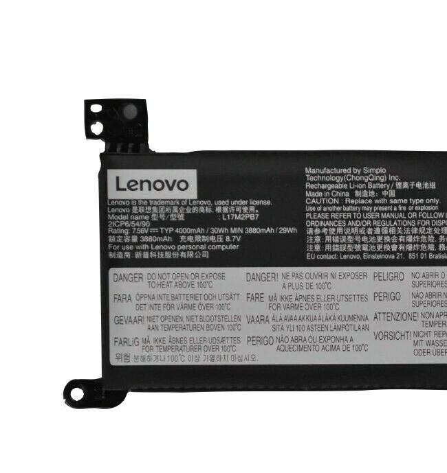 LENOVO L17M2PB7 Original Laptop Battery for SB10W67391 5B10Q71253 IdeaPad 314IIL05 2ICP6/55/90 IdeaPad 111ADA05 V14 ARE 82DQ0003ID