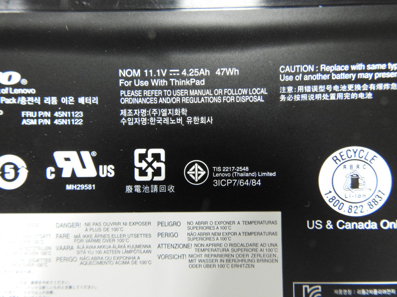 New LENOVO T431S 45N1123 Laptop Battery for ThinkPad T431s 20AA0010AU	ThinkPad T431s-20A913U ThinkPad T431s20A913U ThinkPad T431s