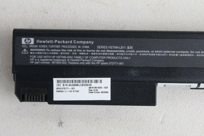 HP Original 8510P 8510W HSTNN-LB11 Laptop Battery for Notebook NC8230 Business Notebook 8710w NX7400 NX8220Notebook nw9440 NX8420 NW8440 Series