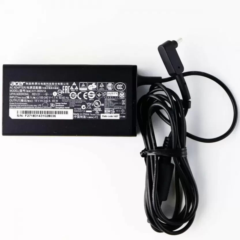 Acer 19V 3.42A 65W (3.0mm*1.0mm) Laptop Charger For A11-065N1A A065R094L