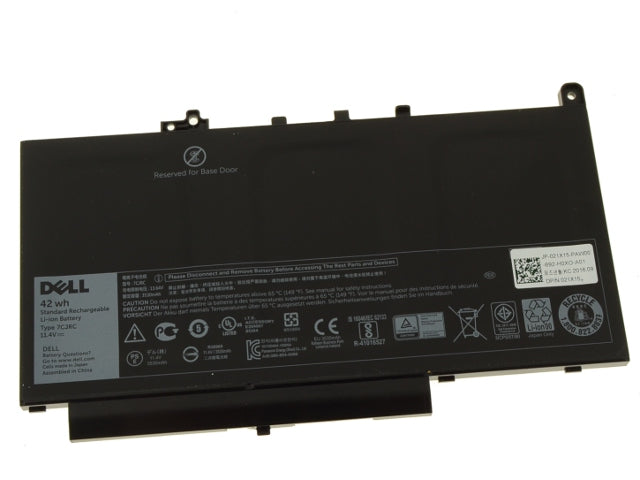 New Original Dell 7CJRC Laptop Battery for 451-BBSY P61G 1W2Y2 NJJ2H V6VMN 021X15 F1KTM 579TY 07CJRC Latitude 12 E7270 Dell Latitude E7270 E7470 Battery