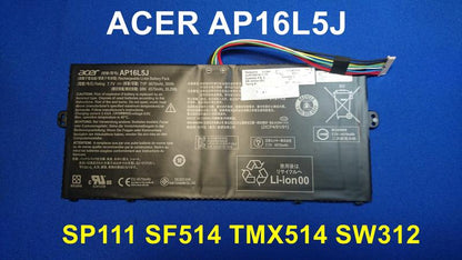 Acer AP16L5J Laptop Battery for Acer Aspire 2ICP4/91/91 Swift 5 SF514-52T Spin 1 SP111-32N Switch 3 SW31231C2FT NX.GTMEF.019 Series