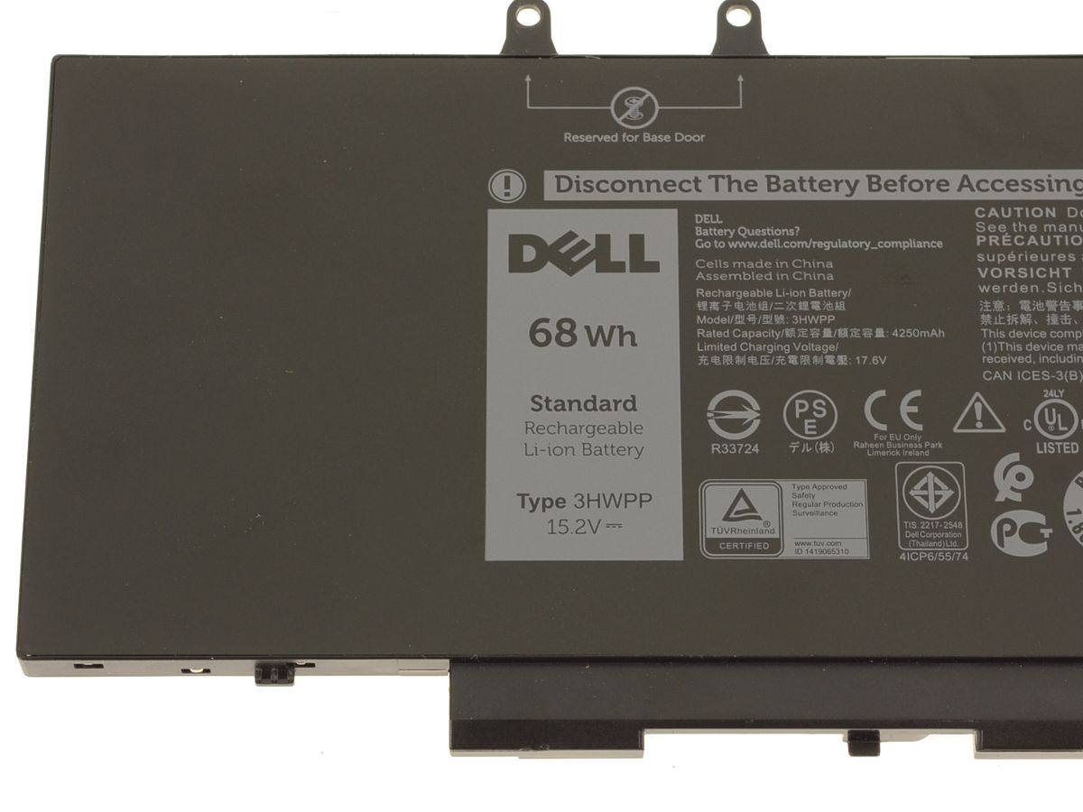 DELL 3HWPP Original Laptop Battery for 451-BCNS 4ICP6/56/77 JG75F N2NLL T6DC2 YPVX3 15 5510 15 5511 15 5511 5JRWN 15 5511 H7Y9D 14 5410 14 5410 08T9X