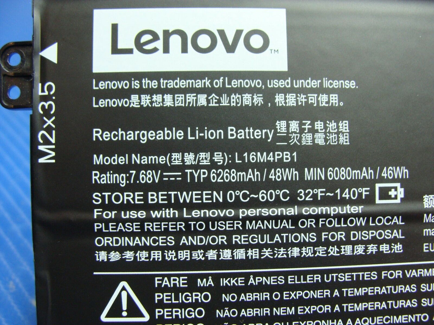 Lenovo L16M4PB1 Original Laptop Battery for SB10W67270 5B10M52211 730-13IKB 81C3 Yoga 72013IKB Yoga 72013IKB 80X6001RGE YG 72013IKB I5 8G 256G 10H81C30011AU