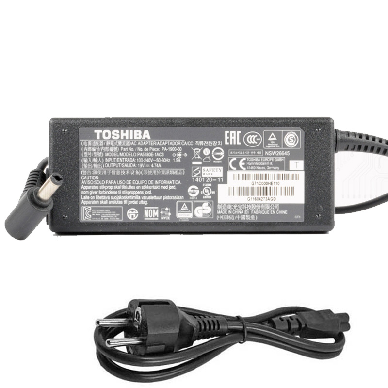 Toshiba 19V 4.74A 90W(5.5mm*2.5mm) Original Laptop Charger For L20-182