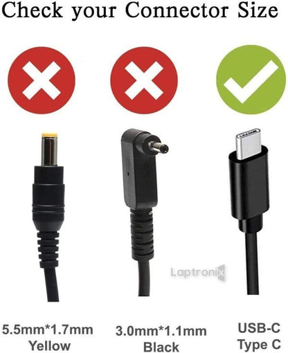 HP 5V/12V/15V 2A/3A/3A 45W USB-C Original Laptop Charger For HP  848067-003 ADP-45ME BA, TPN-CA02,