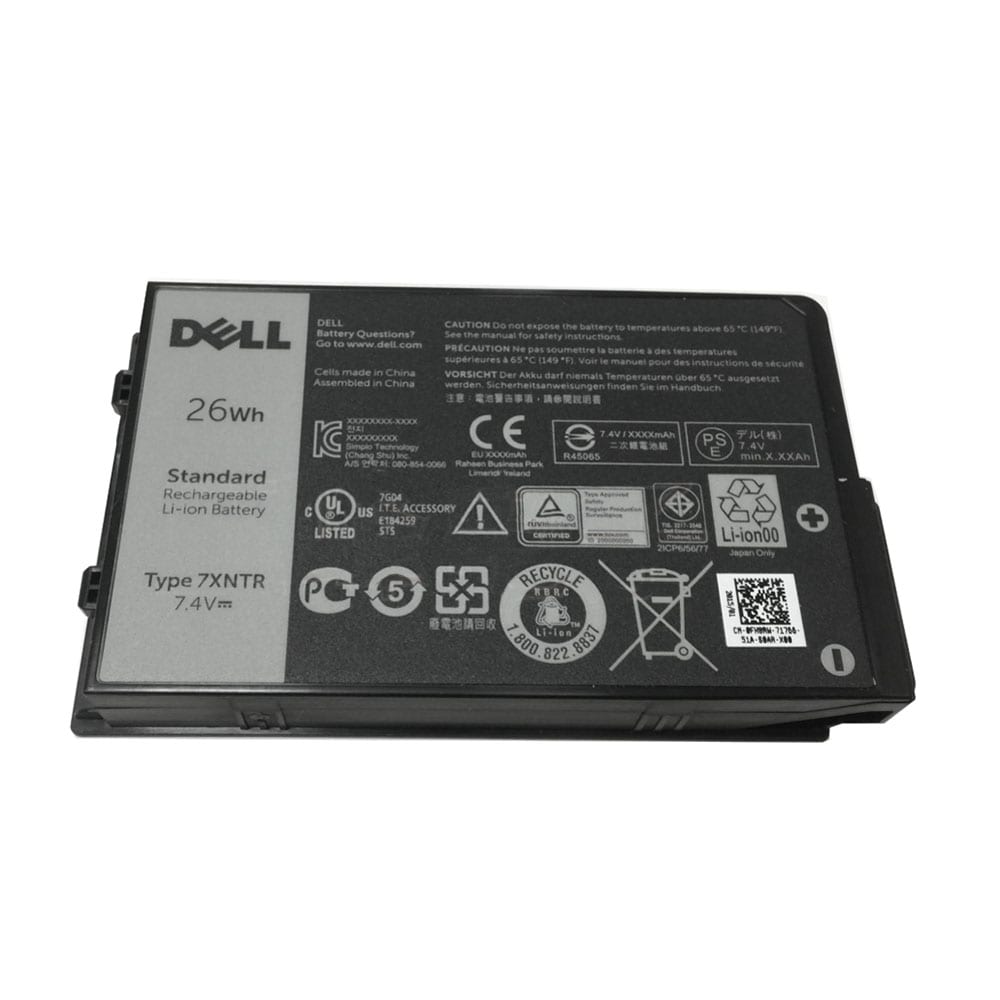 Dell 7XNTR Original Laptop Battery for 2JT7D 451-BBOR DRPTJ FH8RW J7HTX J82G5 PP21LI135-1 VW5Y4 Latitude 12 7202 12 7212 12 7220 Latitude 12 RUGGED EXTREME Tablet 7212