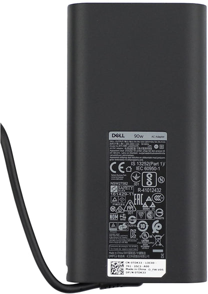 Dell 20V 3A 90W USB-C Original Charger for LA90PM170 5580, 7280, 7480 Latitude 7400 XPS 15 (9500) Precision 3541 Latitude 7410 2-in-1