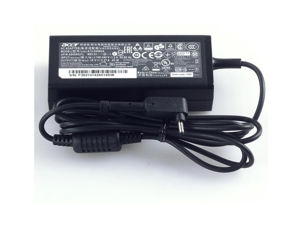 ACER 19V 2.37A Laptop45W (5.5mm*1.7mm) Original Laptop Charger For PA-1450-26 KP.04503.002 A13-045N2A