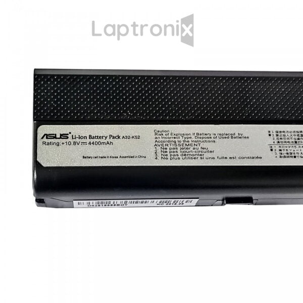ASUS A32-K52 Laptop Battery for B53F B53J K42JR	K52L623 K52L681 N82L691 A31-K42 A31-K52 A41-K52 A52DE-EX023V B53X B53XI CVX140D K42EI45JC-SL