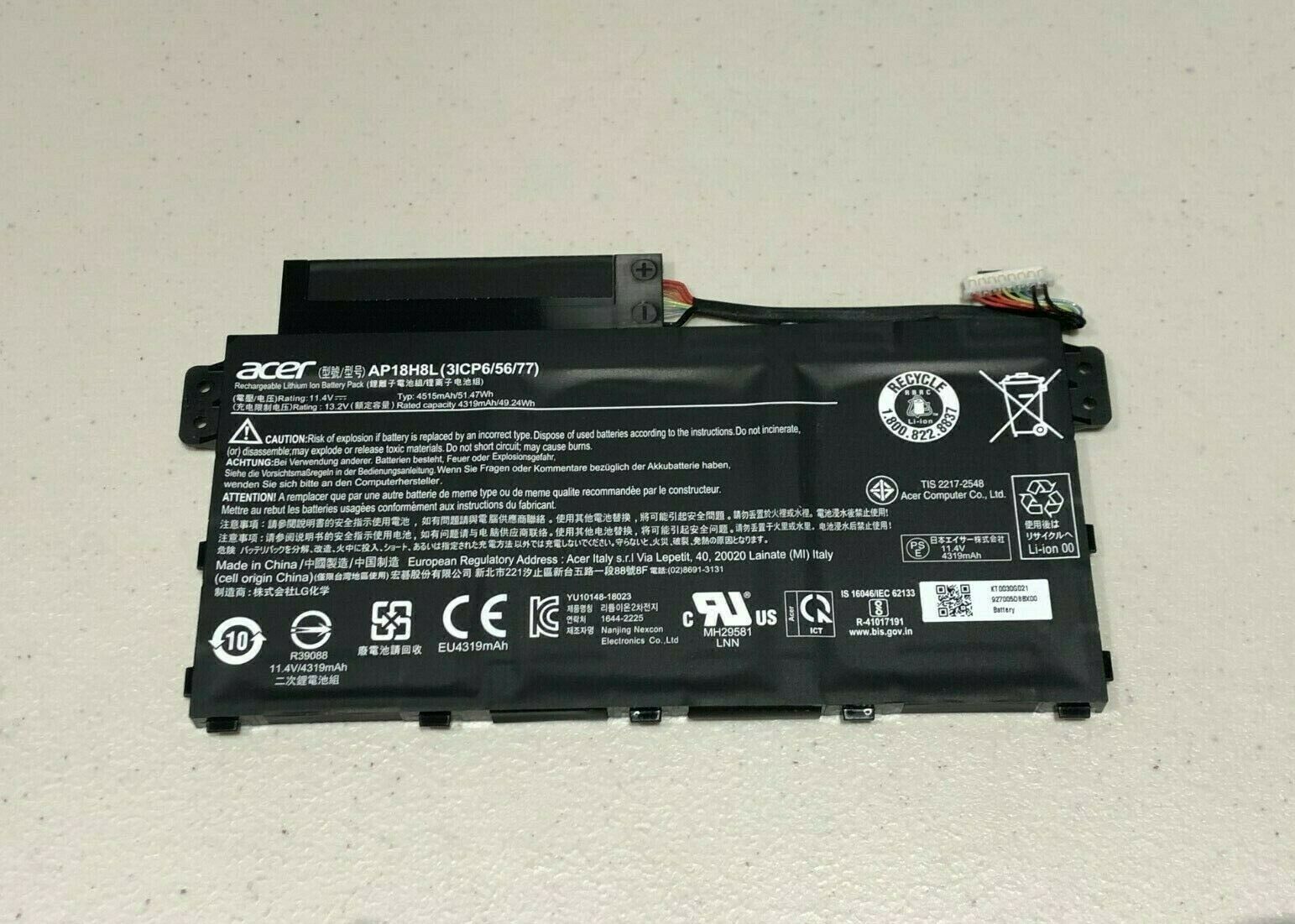 Acer AP18H8L Battery

