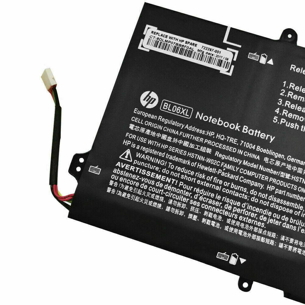 New HP BL06XL Laptop Battery for 3ICP4/53/862	HSTNNDB5D 722236-2C1 EliteBook Folio 1040 G1-F6Z38ES G1J9D86US H0JW1EC