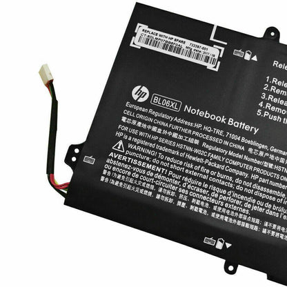 New HP BL06XL Laptop Battery for 3ICP4/53/862	HSTNNDB5D 722236-2C1 EliteBook Folio 1040 G1-F6Z38ES G1J9D86US H0JW1EC