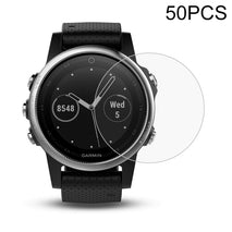 50 PCS For Garmin Fenix 5X 0.26mm 2.5D Tempered Glass Film, For Garmin Fenix 5X