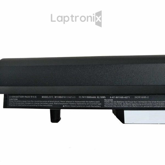 Clevo W110BAT-6 6-87-W110S-4271 Laptop Battery for Clevo W110ER W110S NP6110 for Terrans Force X11	X11-26 Serie