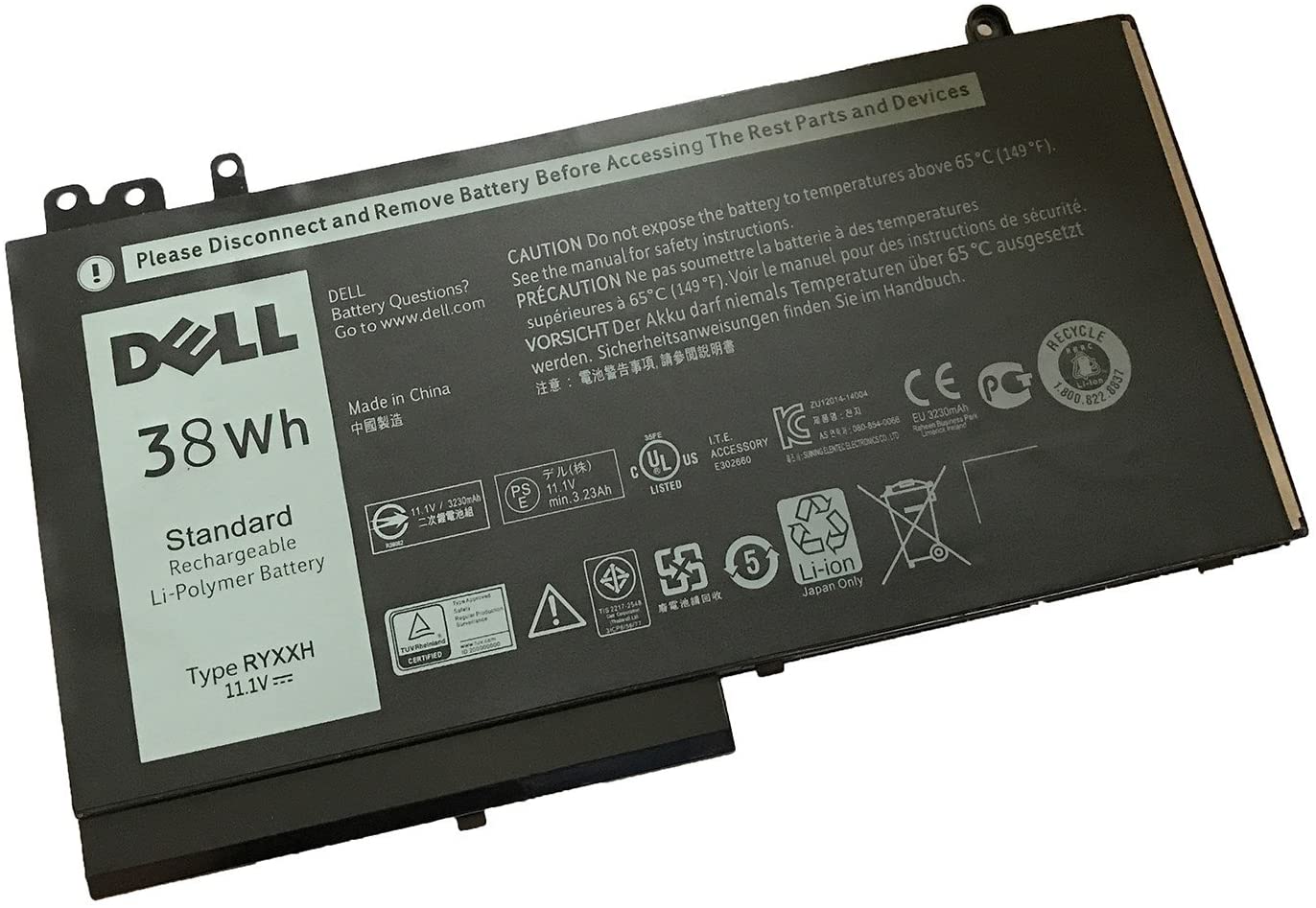 Dell RYXXH Laptop Battery

