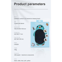 Children Cartoon LCD Electronic Drawing Board, Color LCD Tablet, Monochromatic LCD Tablet