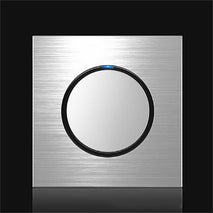 86mm Gray Aluminum Wire Drawing LED Switch Panel, One Billing Control, One Open Dual Control, Two Billing Control, Two Open Dual Control, Triple Billing Control, Triple Open Dual Control, Four Open Dual Control, One Open Multiple Control, Computer Sock...
