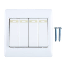 185-265V Wall Switch 86mm, One Button, Two Buttons, Three Buttons, Four Buttons