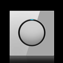 86mm Round LED Tempered Glass Switch Panel, Gray Round Glass, One Open Dual Control, Two Billing Control, Two Open Dual Control, Three Billing Control, Three Open Dual Control, Four Billing Control, Four Open Dual Control, One Open Multiple Control����...