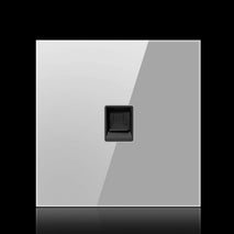 86mm Round LED Tempered Glass Switch Panel, Gray Round Glass, One Open Dual Control, Two Billing Control, Two Open Dual Control, Three Billing Control, Three Open Dual Control, Four Billing Control, Four Open Dual Control, One Open Multiple Control����...