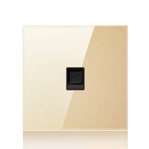 86mm Round LED Tempered Glass Switch Panel, Gold Round Glass, One Open Dual Control, Two Billing Control, Two Open Dual Control, Three Billing Control, Three Open Dual Control, Four Billing Control, Four Open Dual Control, One Open Multiple Control����...