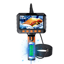 T27 5 inch IPS Color Screen 8mm Single Camera Handheld Hard Cable HD Industrial Endoscope, 1m, 2m, 3.5m, 5m, 10m