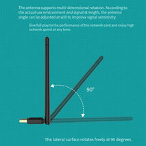 EDUP EP-AX300GS 300Mbps WiFi 6 Nano Wireless Dongle Single Band USB WiFi Adapter, EP-AX300GS
