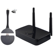 Measy AM1810 3 in 1 Wireless Screen Projector with Transmitter and Receiver, Plug:EU Plug, EU Plug