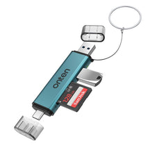 Onten OTN-CR537S 5 in 1 Type-C to USB with Micro SD/TF Card Reader, OTN-CR537S