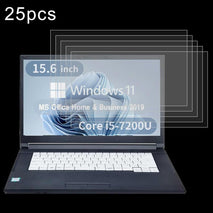 25pcs 9H 0.3mm Explosion-proof Tempered Glass Film, For Fujitsu LIFEBOOK A577 15.6