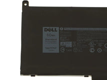 DELL F3YGT Original Laptop Battery for 2ICP5/57/802 2X39G 451-BBYE H2V87 KG7VF MYJ96 CTOL7480-D1506CN Latitude 12 7000 12 7290 13 7000 7390 13 7380 7390 7480